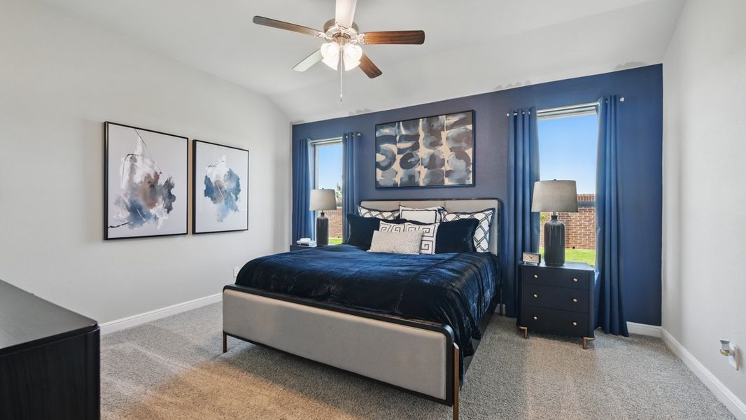 Furnished interior in a model home at Rock Creek Ranch in Fort Worth (Image 14).