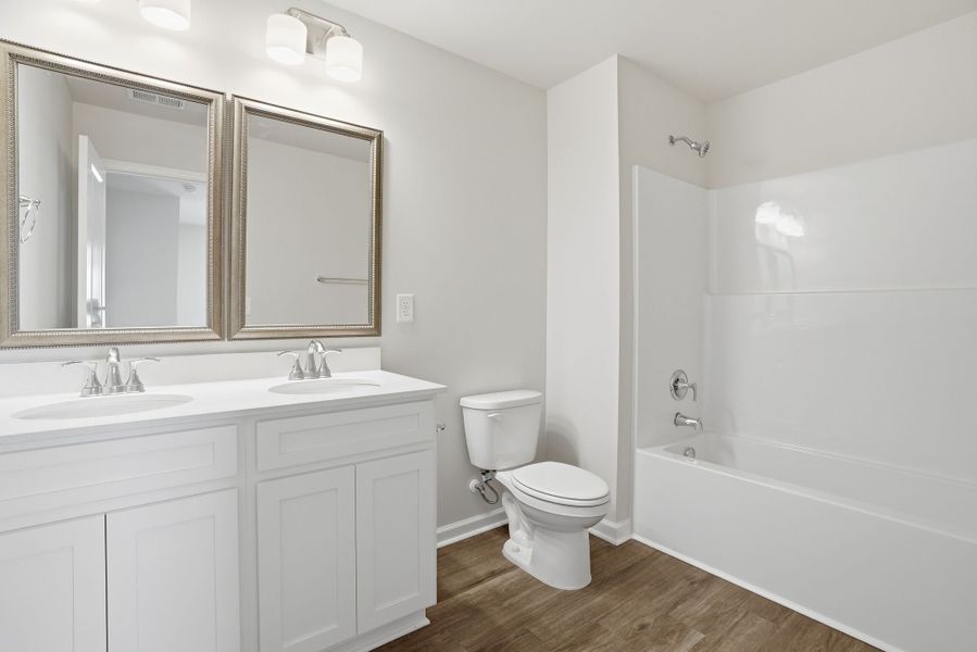 Furnished interior in a model home at Towns at Lake Greenwood in Greenwood (Image 32).