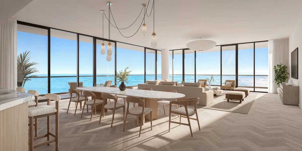 Furnished interior in a model home at The Ritz-Carlton Residences in West Palm Beach (Image 5).