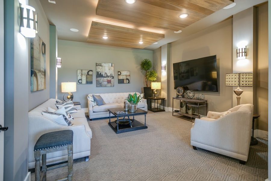 Furnished interior in a model home at Lookaway Farms in Franklin (Image 13).