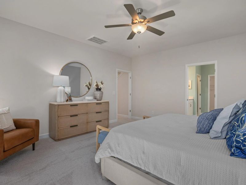 Furnished interior in a model home at Montrose in Aberdeen (Image 50).