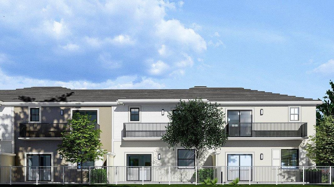 Front exterior of a home in the Vintage Oaks community, located in Palm Beach Gardens, FL (Image 10).