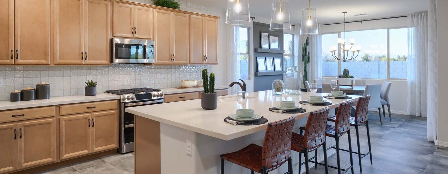 Furnished interior in a model home at Laveen Vistas II in Laveen (Image 7).