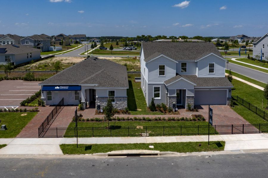 Model center at Trinity Lakes