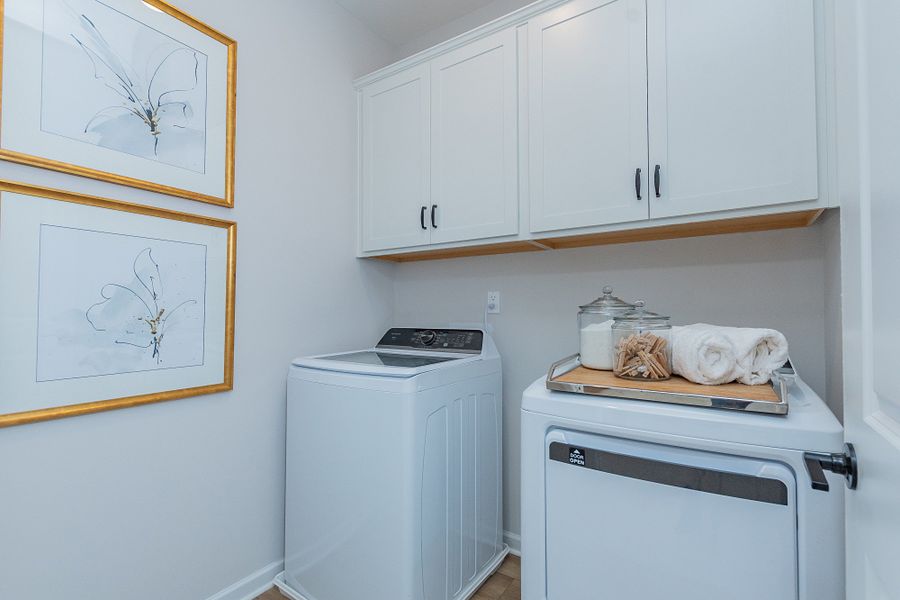 Furnished interior in a model home at Winecoff in Salisbury (Image 16).