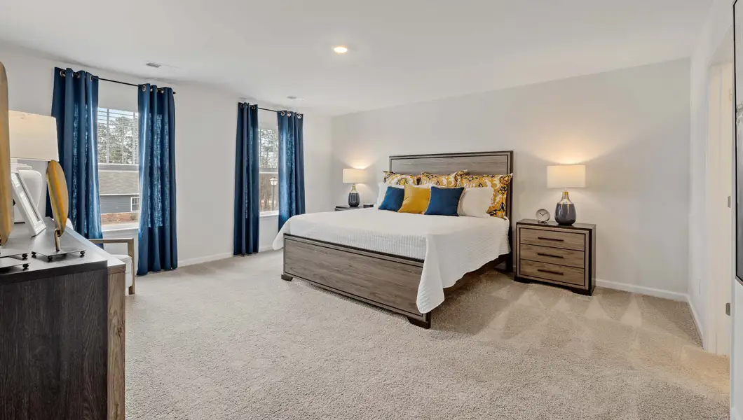 Furnished interior in a model home at Bentley Park in Greenwood (Image 26).