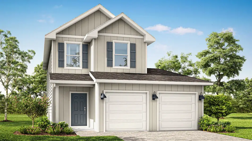 Front exterior of a home in the Legacy Oaks community, located in Tallahassee, FL (Image 4). Front exterior of a home in the Legacy Oaks community, located in Tallahassee, FL (Image 4).