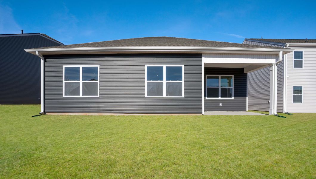 Front exterior of a home in the Spring Ridge community, located in Anderson, SC (Image 2).
