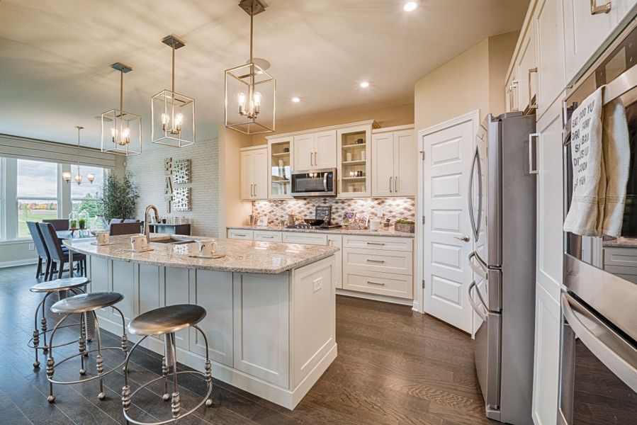 Furnished interior in a model home at The Estates and Meadows at Floyds Fork in Louisville (Image 33).