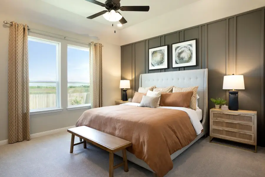 Furnished interior in a model home at Veranda: Classic in San Antonio (Image 9).