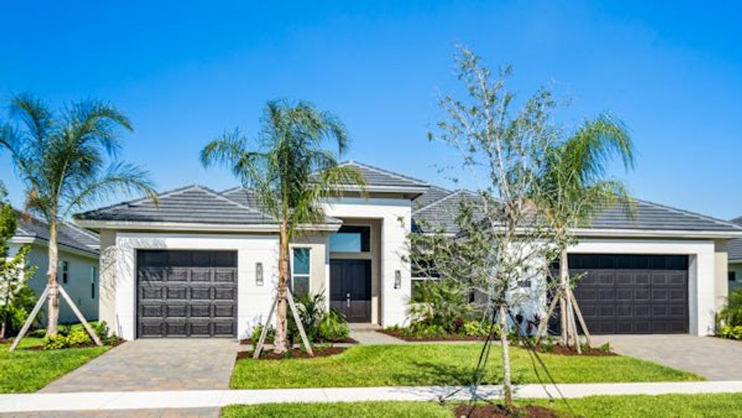 Front exterior of a home in the BELTERRA community, located in Port St. Lucie, FL (Image 67). Front exterior of a home in the BELTERRA community, located in Port St. Lucie, FL (Image 67).