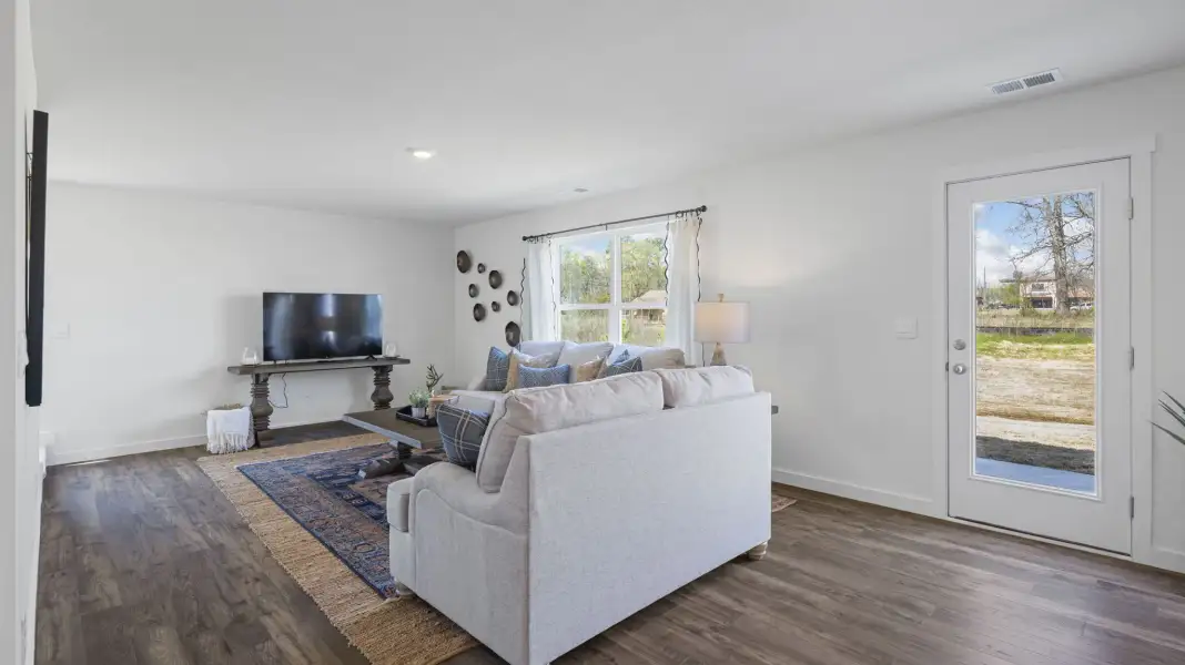 Furnished interior in a model home at Holloway Farms in Cleveland (Image 14).