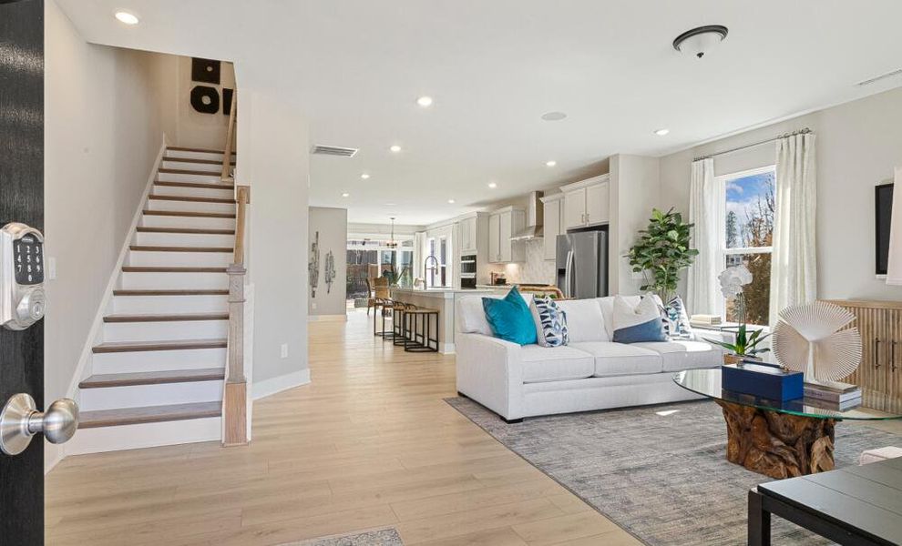 Furnished interior in a model home at Holden Village in Youngsville (Image 5).