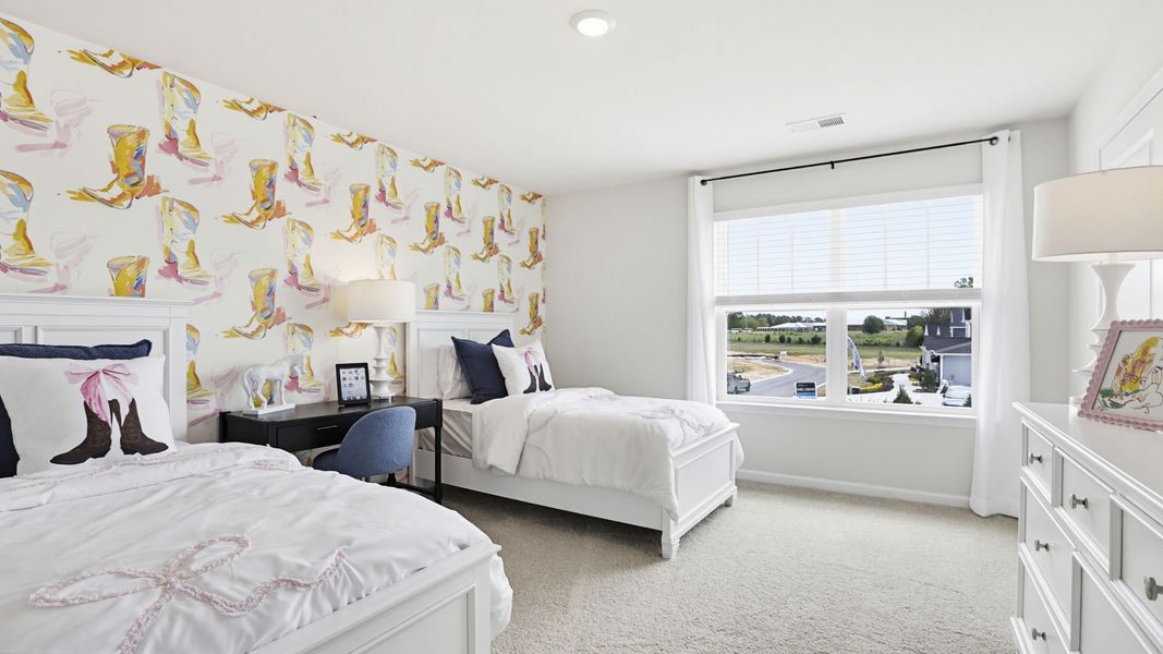 Furnished interior in a model home at Foxbank in Gray Court (Image 22).
