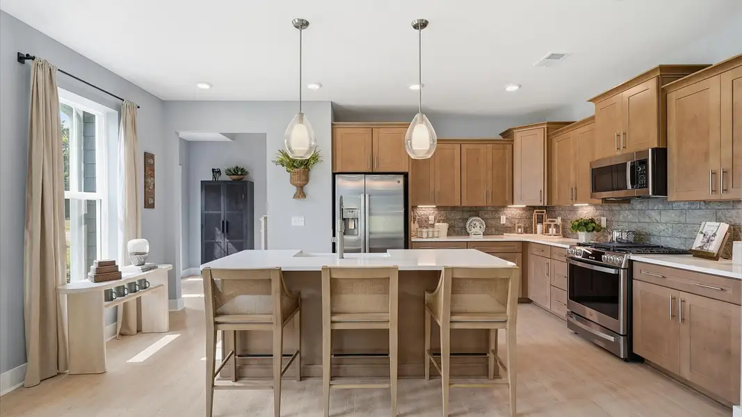 Furnished interior in a model home at Barton Hollow Townhomes in Fountain Inn (Image 10). Furnished interior in a model home at Barton Hollow Townhomes in Fountain Inn (Image 10).