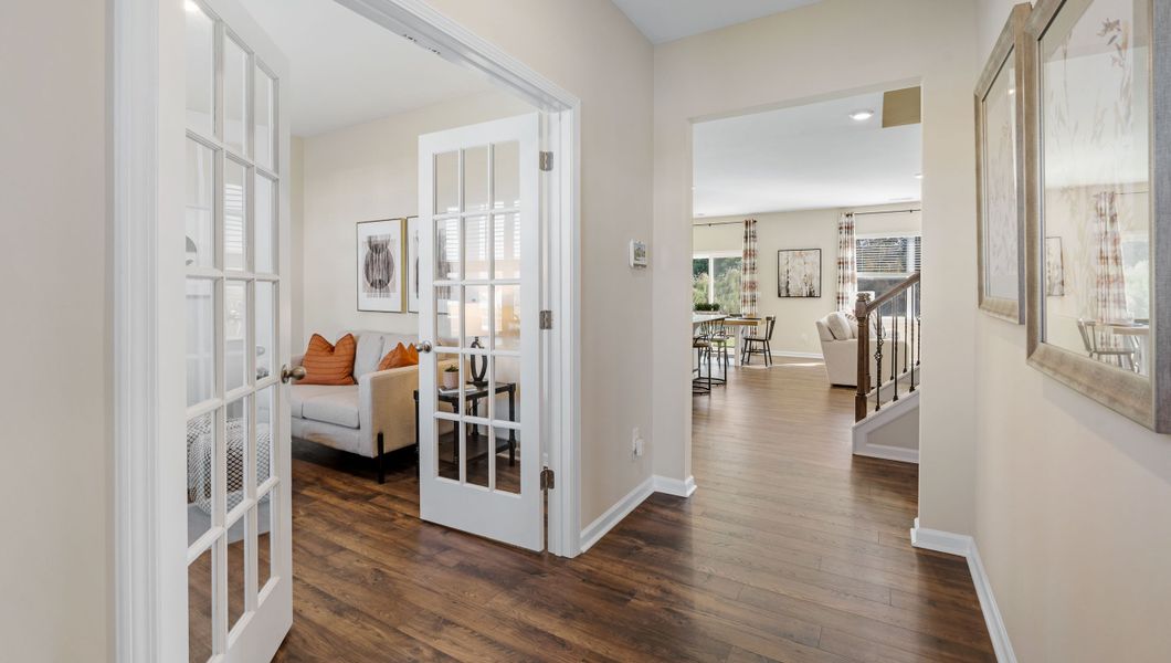 Furnished interior in a model home at Woodglen in Piedmont (Image 3).
