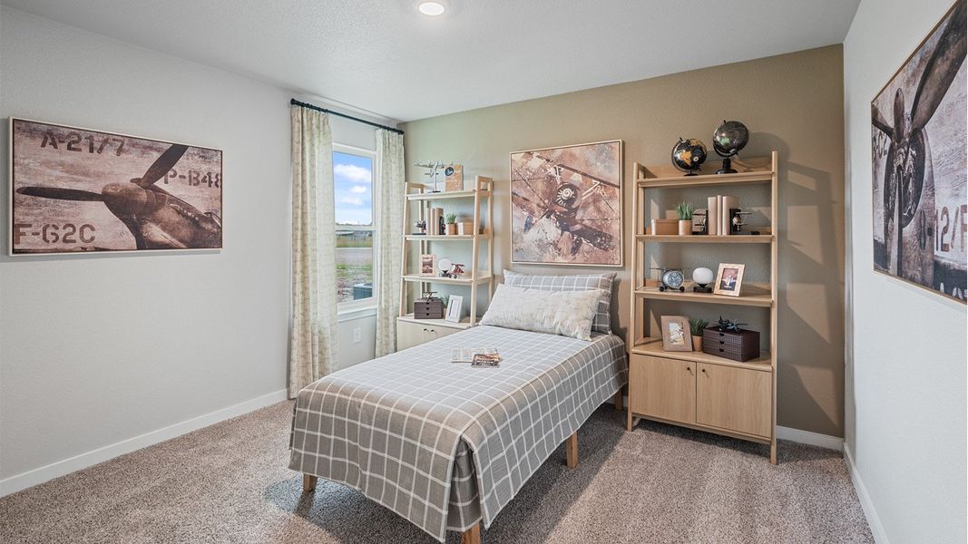 Furnished interior in a model home at Empire Estates in Corpus Christi (Image 26).