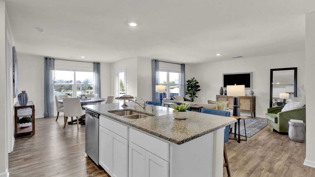 Furnished interior in a model home at Crescent Ridge in Niota (Image 17). Furnished interior in a model home at Crescent Ridge in Niota (Image 17).