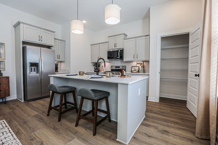 Furnished interior in a model home at Villages of Green Meadows in Munford (Image 59).