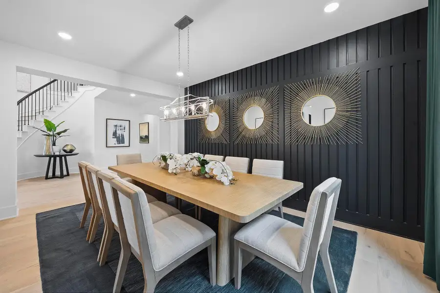 Furnished interior in a model home at Lakeside at Tessera - 60' in Lago Vista (Image 3). Furnished interior in a model home at Lakeside at Tessera - 60' in Lago Vista (Image 3).