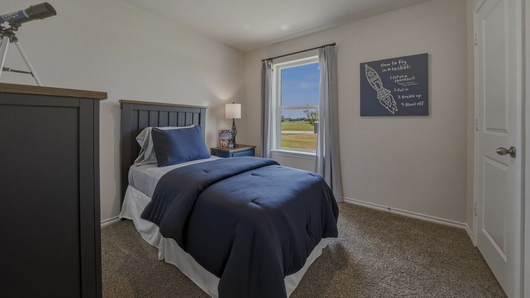 Furnished interior in a model home at Asher Oaks in Bonham (Image 19). Furnished interior in a model home at Asher Oaks in Bonham (Image 19).