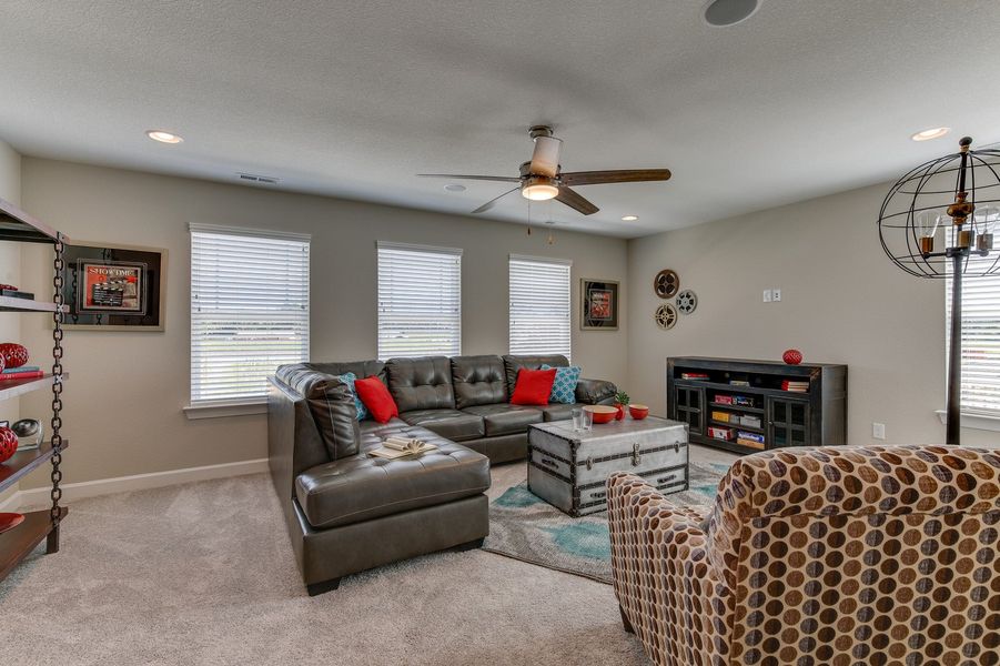 Furnished interior in a model home at Waterleigh in Moyock (Image 17).