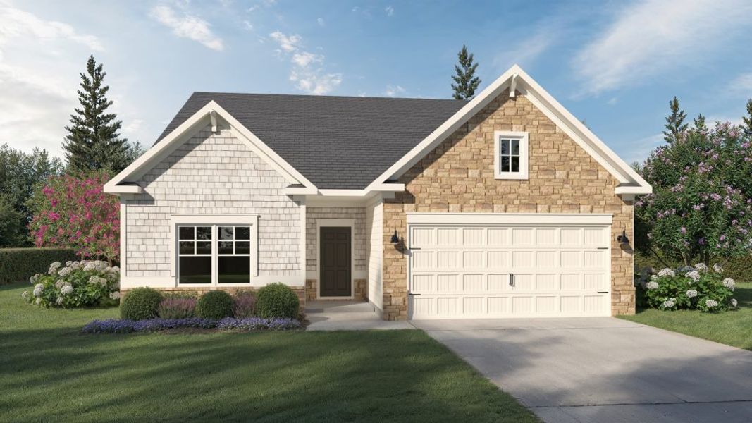 Front exterior of a home in the Pevensie Manor community, located in Powder Springs, GA (Image 8).