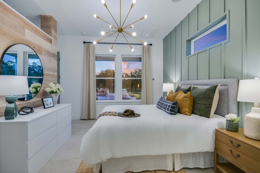 Furnished interior in a model home at Leander Estates in Leander (Image 4). Furnished interior in a model home at Leander Estates in Leander (Image 4).