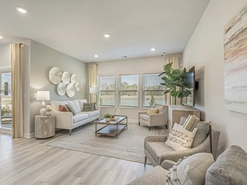 Furnished interior in a model home at Palmetto Place in Longs (Image 5).