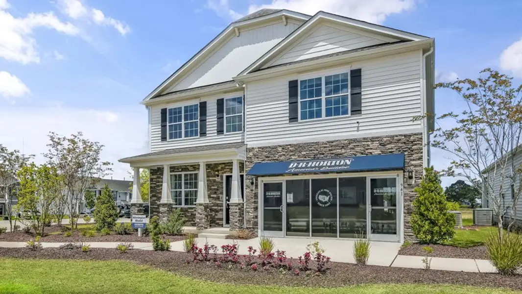 Front exterior of a home in the The Reserve at Prestleigh community, located in Wake Forest, NC (Image 15).