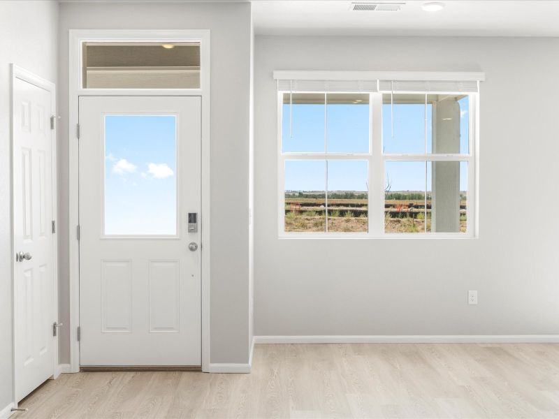 The Woodland floorplan interior image taken at a Meritage Homes community In Aurora, CO.