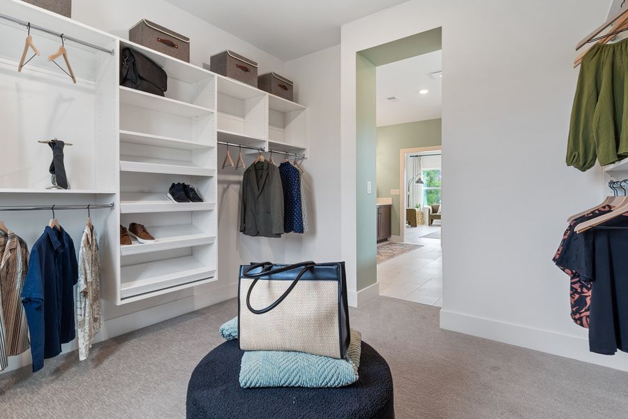 Furnished interior in a model home at Ellis in Marietta (Image 38).