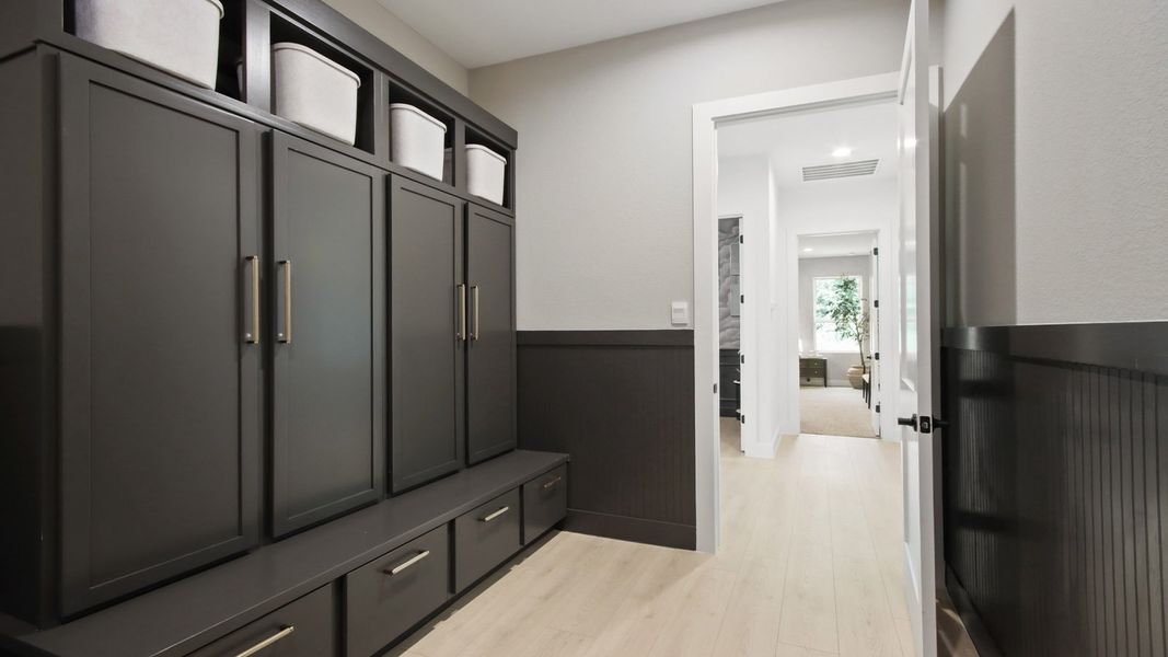 Furnished interior in a model home at Butlers Bend Estates in Pinehurst (Image 31). Furnished interior in a model home at Butlers Bend Estates in Pinehurst (Image 31).