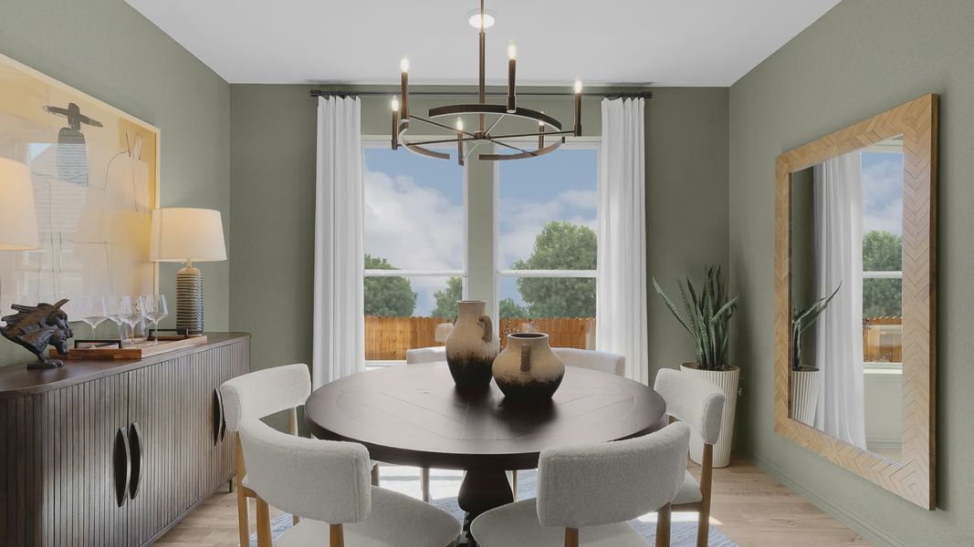 Furnished interior in a model home at Stream Waters in Seguin (Image 26). Furnished interior in a model home at Stream Waters in Seguin (Image 26).