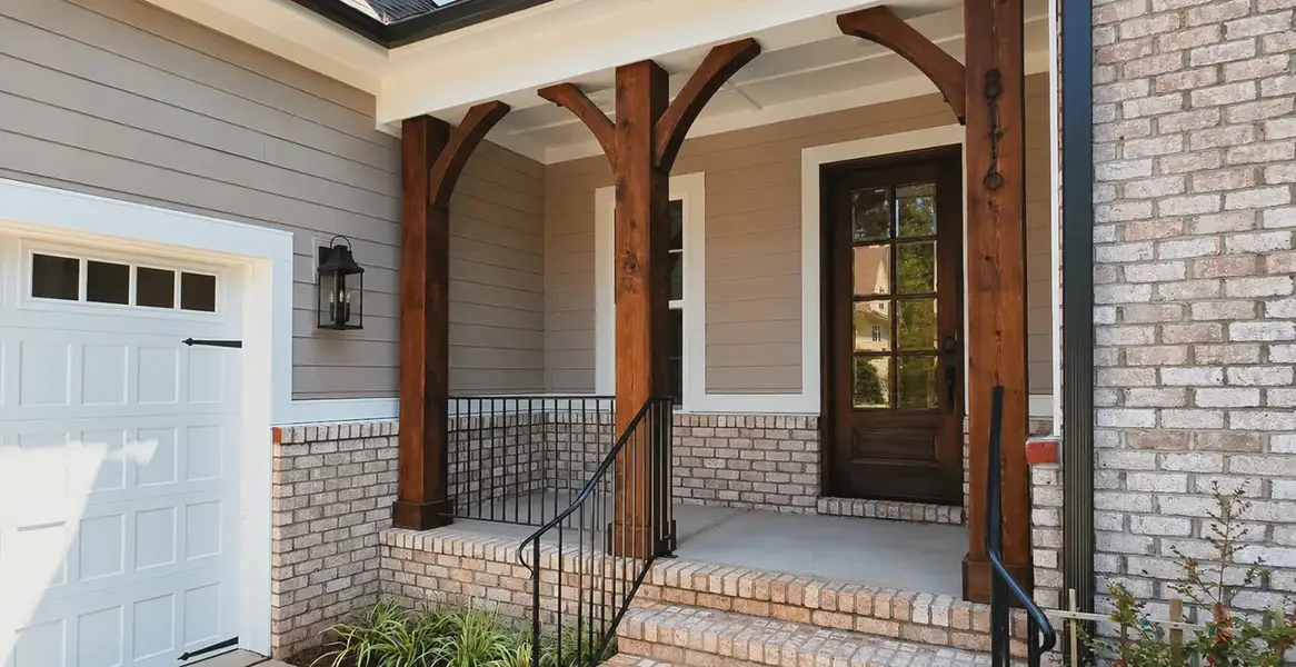 Exterior details of a home in Stonehenge, Raleigh (Image 4).