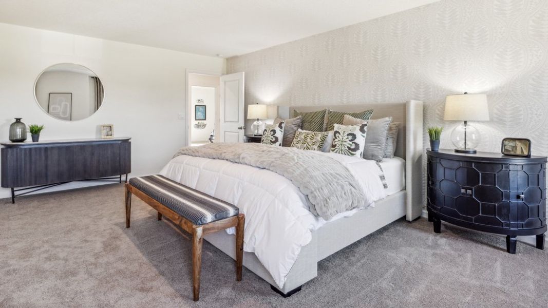 Furnished interior in a model home at Sharps Glen in Seymour (Image 10).