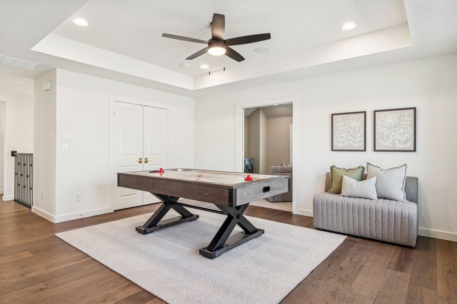 Furnished interior in a model home at Lakewood Village in Lakewood Village (Image 27).