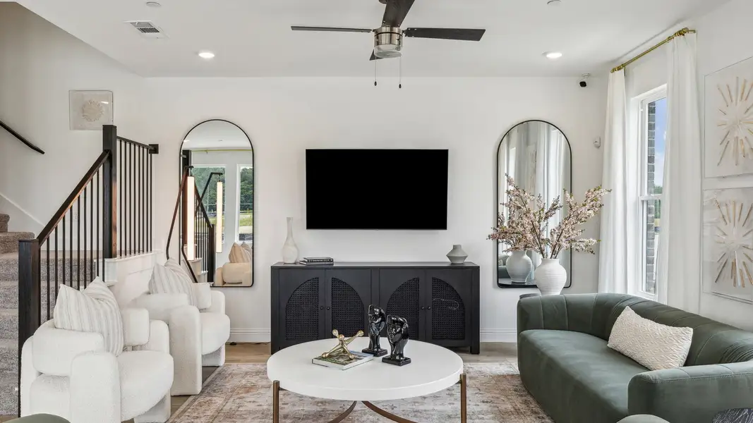Furnished interior in a model home at Painted Tree – Woodland District in McKinney (Image 6).