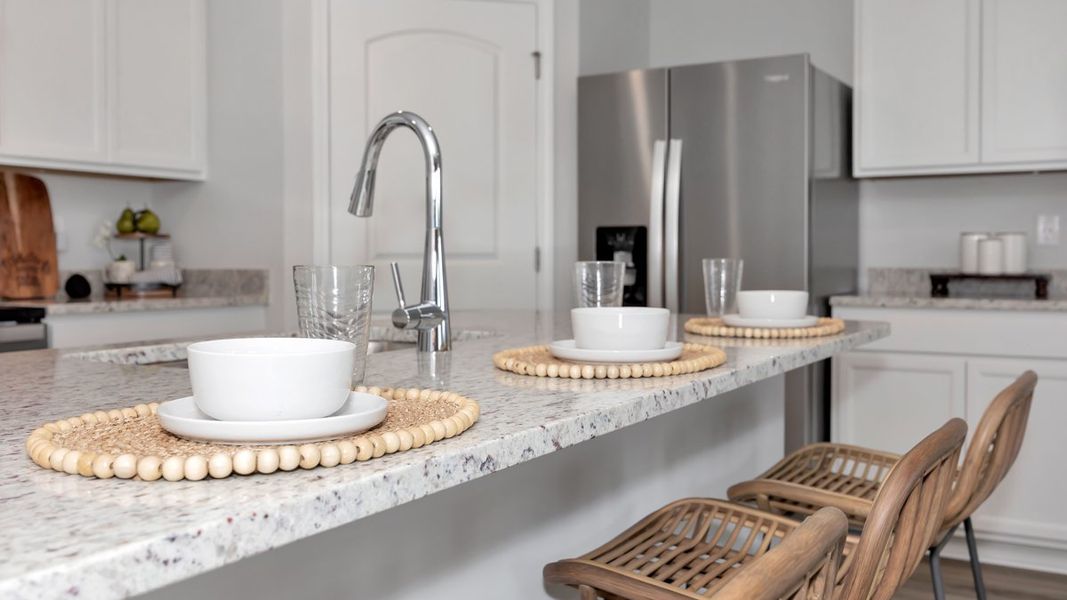 Furnished interior in a model home at Bailey Park in Fayetteville (Image 20).