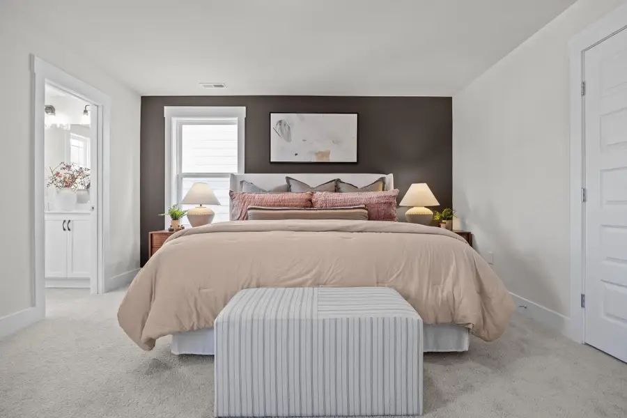 Furnished interior in a model home at Local70 in Smithfield (Image 3).