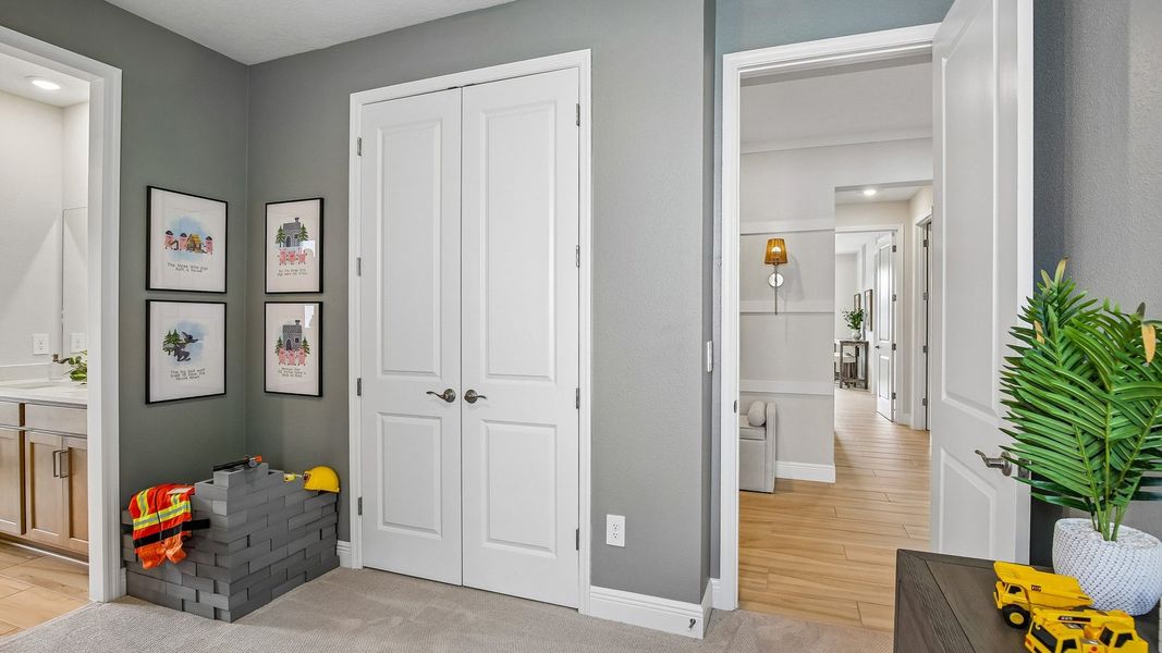 Furnished interior in a model home at Hammock at Two Rivers in Zephyrhills (Image 87).