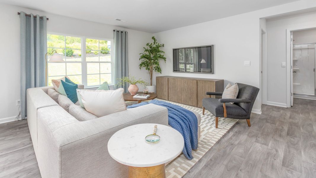 Furnished interior in a model home at Owens Ridge in Lexington (Image 11).