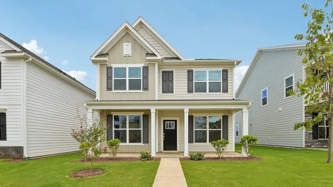 Front exterior of a home in the Collins Ridge community, located in Hillsborough, NC (Image 5).