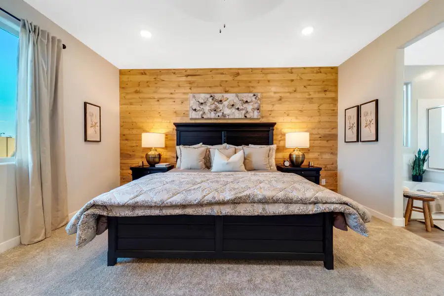 Furnished interior in a model home at Rancho Mirage in Maricopa (Image 17). Furnished interior in a model home at Rancho Mirage in Maricopa (Image 17).