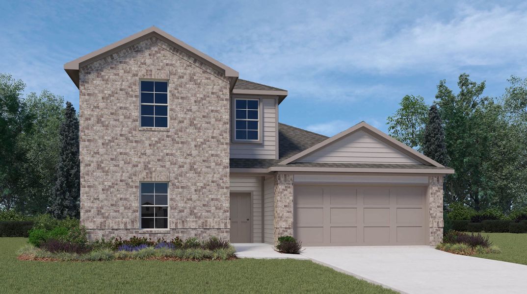 Front exterior of a home in the Garnett Estates community, located in Portland, TX (Image 9).