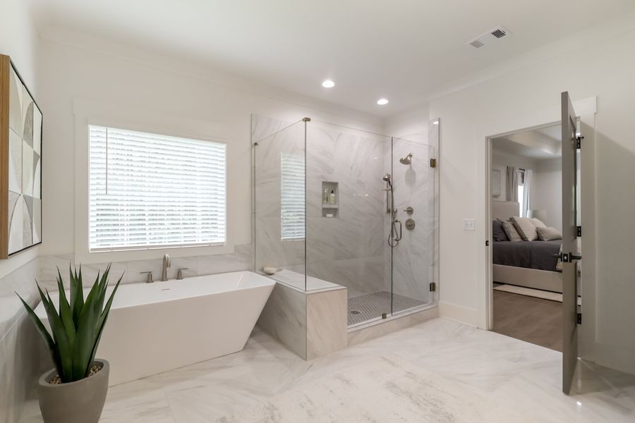 Furnished interior in a model home at St. Regis in Oxford (Image 22).