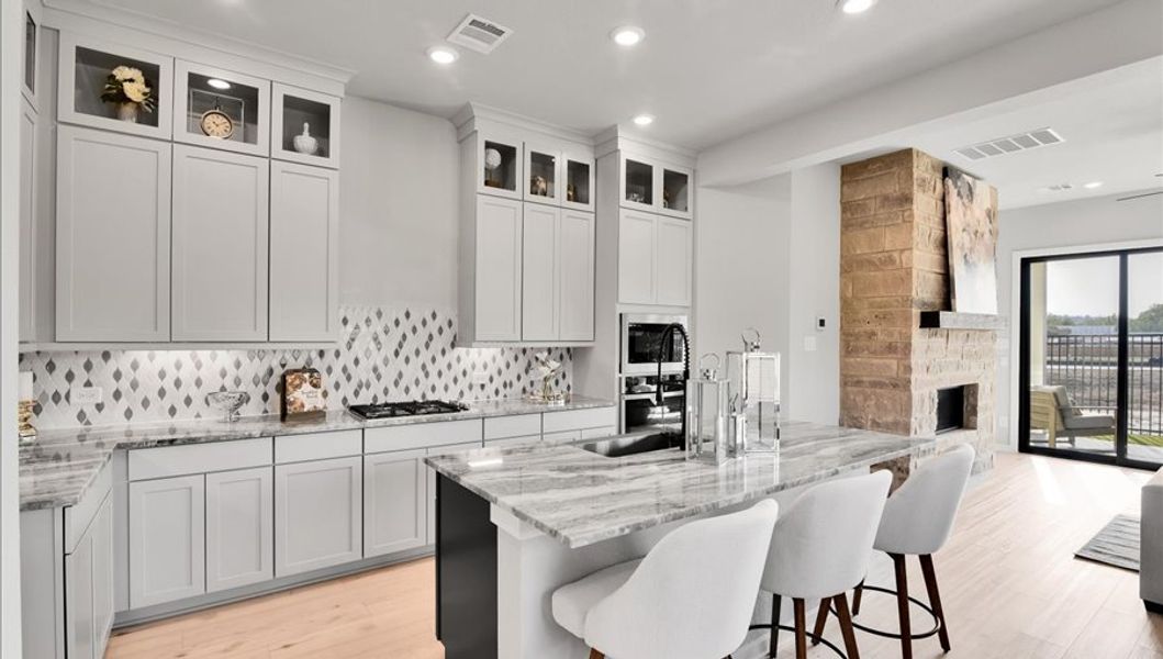 Furnished interior in a model home at Summer Place  35' in Montgomery (Image 51).