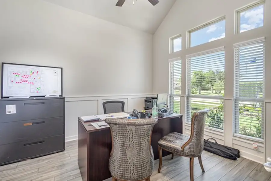 Furnished interior in a model home at Ten Mile Creek Estates in DeSoto (Image 20). Furnished interior in a model home at Ten Mile Creek Estates in DeSoto (Image 20).