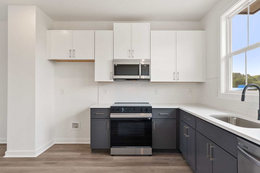 Furnished interior in a model home at Array in Atlanta (Image 28).