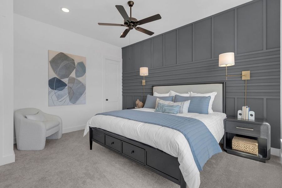 Furnished interior in a model home at Katy Lakes in Katy (Image 21).